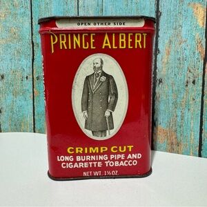Vintage Unopened Can Of Prince Albert Tobacco